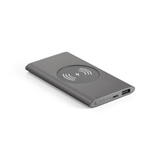 Bateria Port&aacute;til e Carregador Wireless Personalizado