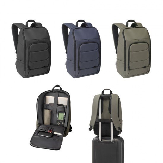 Mochila para notebook em poli&eacute;ster Resistente a &Aacute;gua