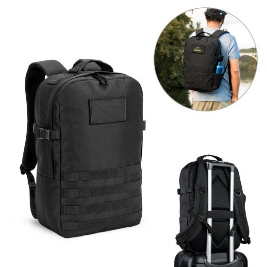 Mochila Estilo Militar em Poli&eacute;ster Reciclado Promocional