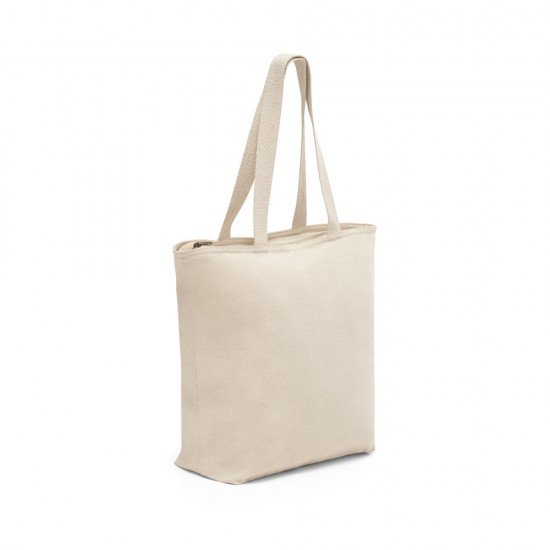 Sacola 100% Algod&atilde;o com Fecho Personalizada