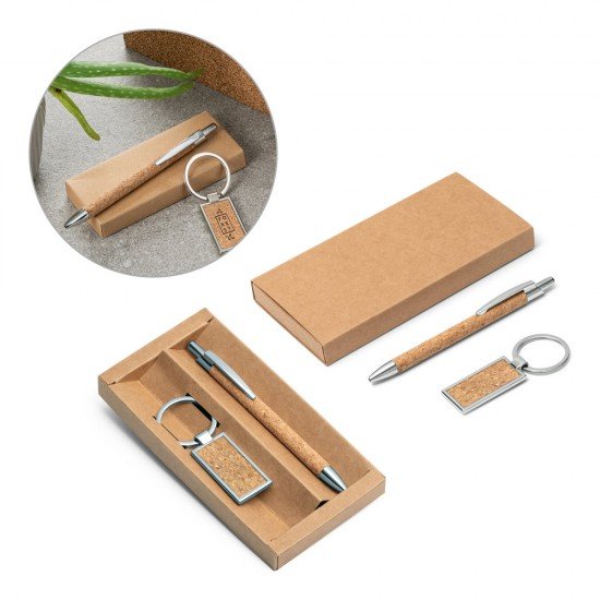 Kit Esferogr&aacute;fica e Chaveiro Personalizada