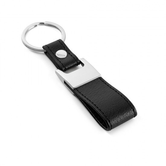 Chaveiro em Metal e Couro para Brindes