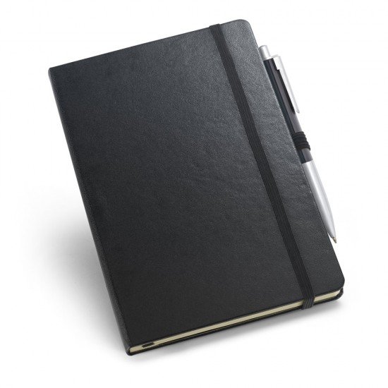 Kit de Caderno 14x21cm e Esferogr&aacute;fica Personalizado