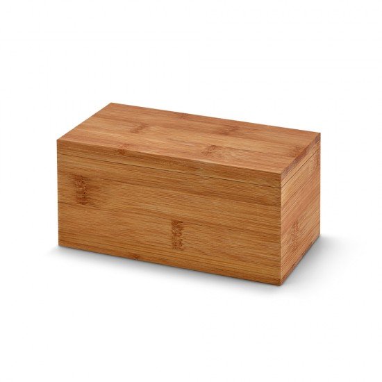 Caixa de Ch&aacute;s em Bambu Personalizada