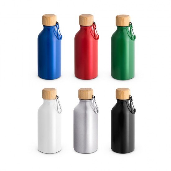 Squeeze em alum&iacute;nio 100% reciclado 400 mL Personalizada