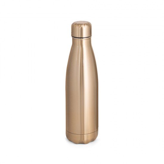Garrafa em a&ccedil;o inox com acabamento met&aacute;lico 510 mL Personalizado