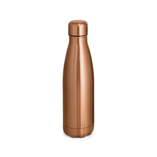 Garrafa em a&ccedil;o inox com acabamento met&aacute;lico 510 mL Personalizado