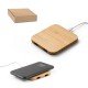 Carregador Wireless Super R&aacute;pido em Bambu 15 W Personalizado 