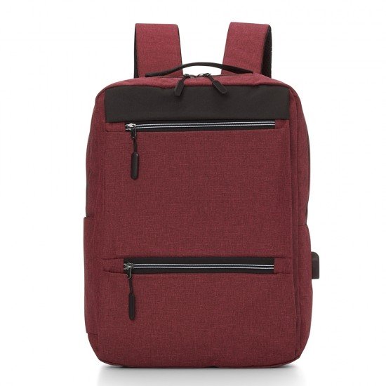 Mochila de Nylon USB 21L Promocional com Logo