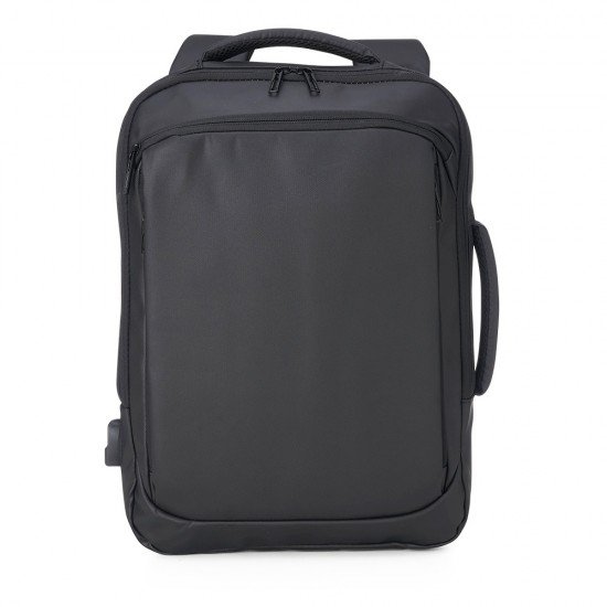 Mochila Couro Sint&eacute;tico USB 17 Litros Personalizada