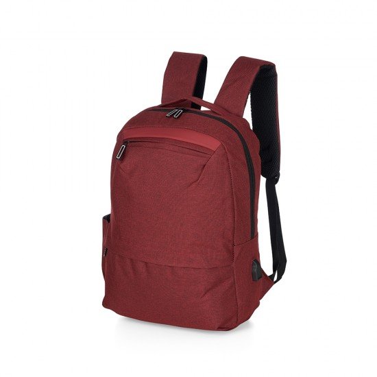 Mochila de Nylon USB 21L Para Brindes