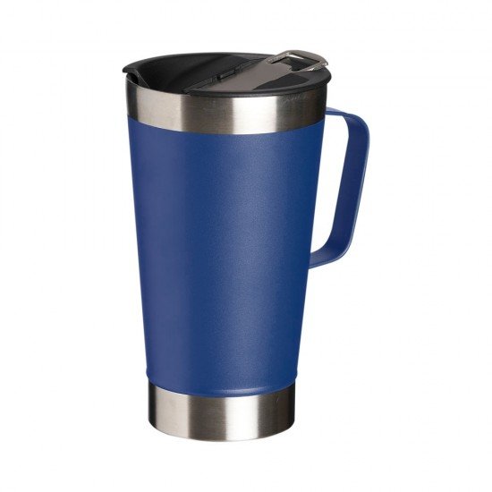 Caneca T&eacute;rmica Inox com Abridor 500ml Personalizada 