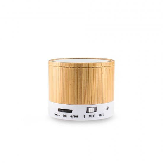 Caixa de Som Multim&iacute;dia Bambu Personalizada