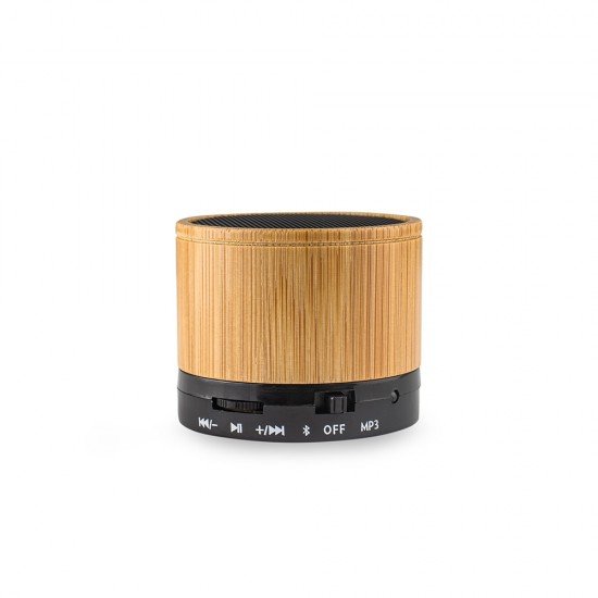 Caixa de Som Multim&iacute;dia Bambu Personalizada