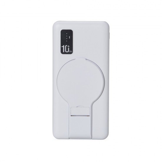 Power Bank 10.000mAh com Carregamento via Indu&ccedil;&atilde;o ou via Cabo com Logo