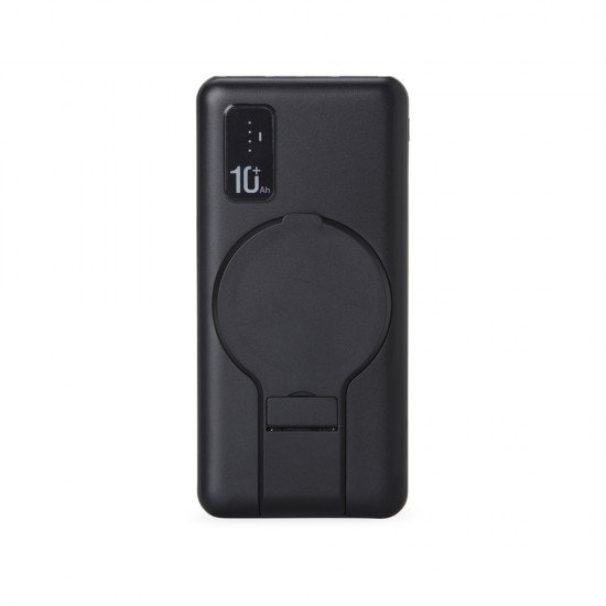 Power Bank 10.000mAh com Carregamento via Indu&ccedil;&atilde;o ou via Cabo com Logo