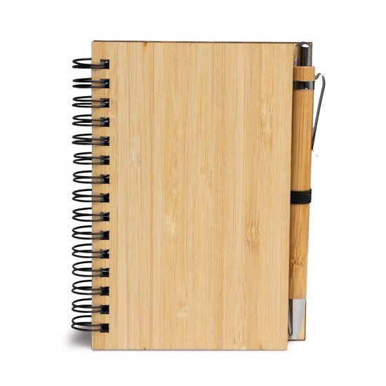 Caderneta 14X10 em Bambu Personalizado com Logo