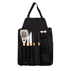 Kit Churrasco 8 Pe&ccedil;as Personalizado com Logo