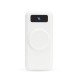 Power Bank 10.000mAh com Carregamento via Indu&ccedil;&atilde;o ou via Cabo Personalizado com Logo