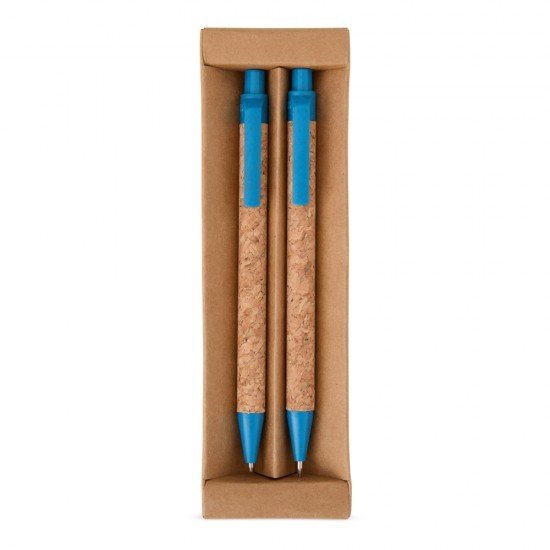 Kit Ecol&oacute;gico Caneta e Lapiseira Corti&ccedil;a Promocional 