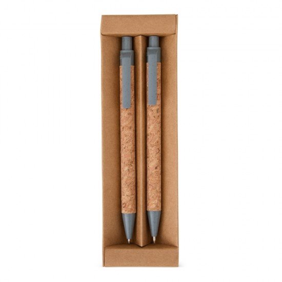 Kit Ecol&oacute;gico Caneta e Lapiseira Corti&ccedil;a Promocional 