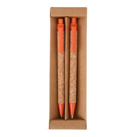 Kit Ecol&oacute;gico Caneta e Lapiseira Corti&ccedil;a Promocional 