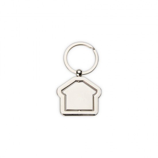 Chaveiro Metal Casa Promocional com Logo