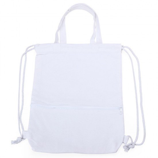 Sacola Tipo Mochila em Lona Promocional