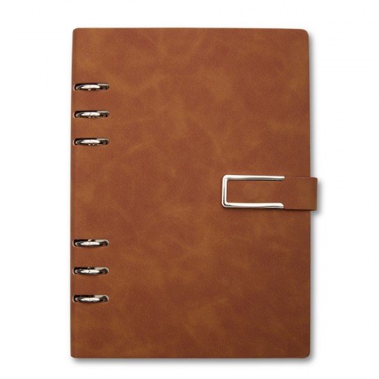 Caderno Fich&aacute;rio 23X16 em PU Personalizada