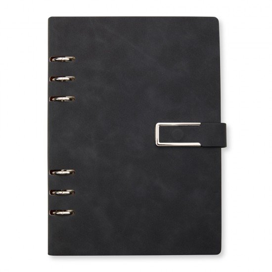 Caderno Fich&aacute;rio 23X16 em PU Personalizada
