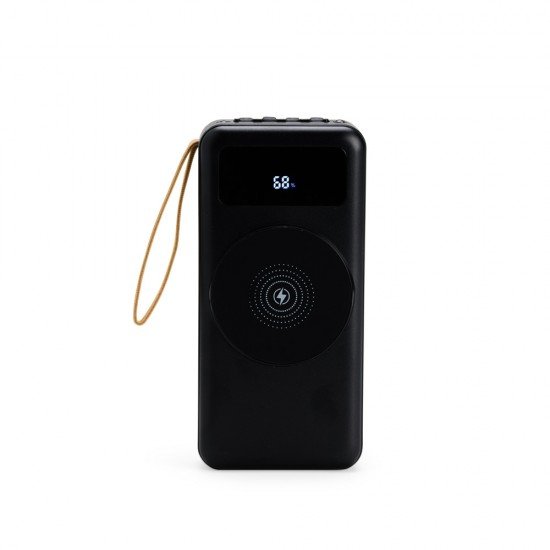 Power Bank 20.000mAh com Carregamento Via Indu&ccedil;&atilde;o ou Via Cabo Personalizado