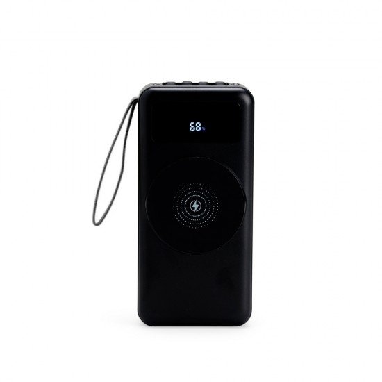 Power Bank 20.000mAh com Carregamento Via Indu&ccedil;&atilde;o ou Via Cabo Personalizado