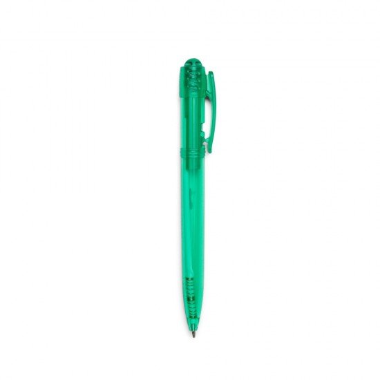 Caneta de Pl&aacute;stico Transl&uacute;cida Personalizada