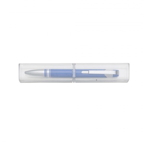 Caneta Semimetal com Tubo Personalizada 