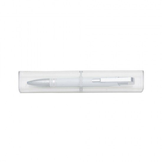 Caneta Semimetal com Tubo Personalizada 