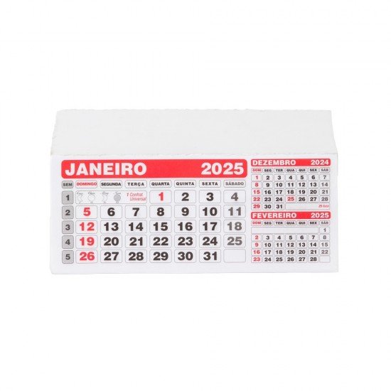 Folhinha Calend&aacute;rio 2022 Personalizado