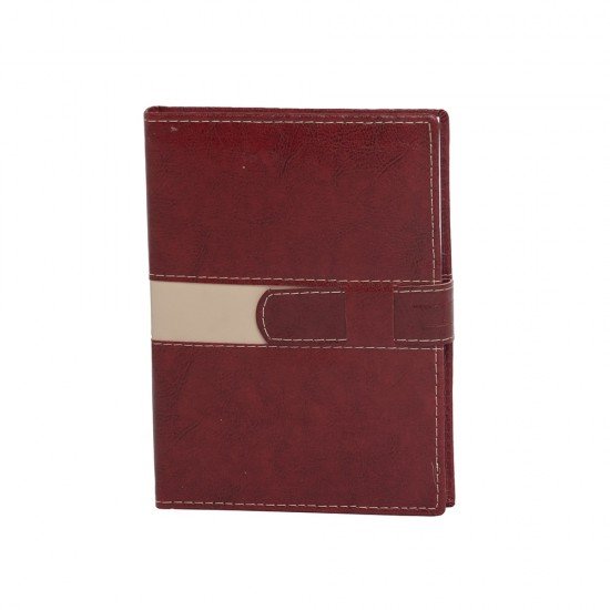 Agenda Di&aacute;ria 2025 com Fecho e Suporte pra Caneta Personalizada