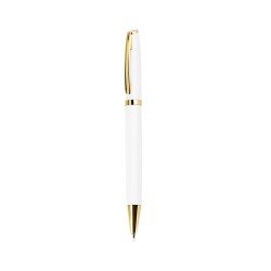 Caneta Metal com anel Dourado Personalizado