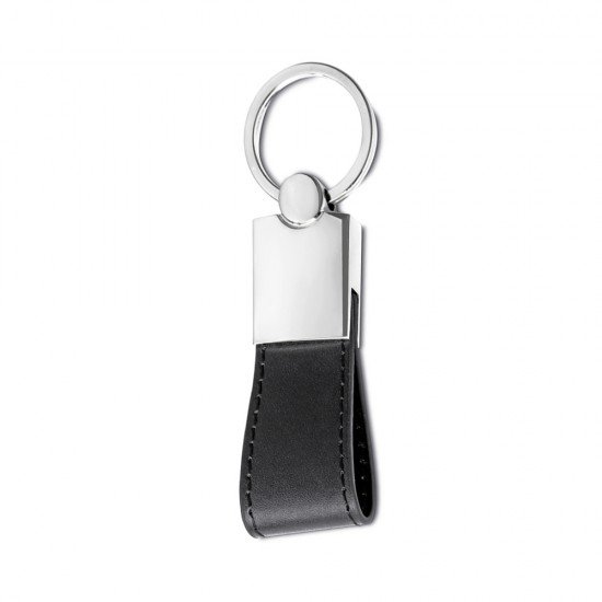 Chaveiro Metal com Couro Para Brindes
