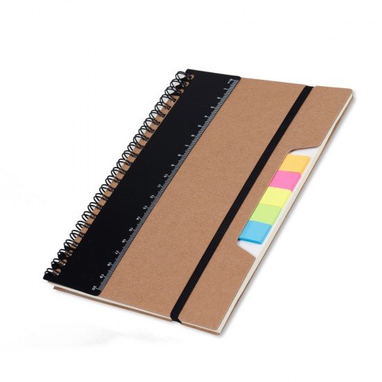 Bloco de Anota&ccedil;&otilde;es  15x21cm com R&eacute;gua e Autoadesivos Personalizado