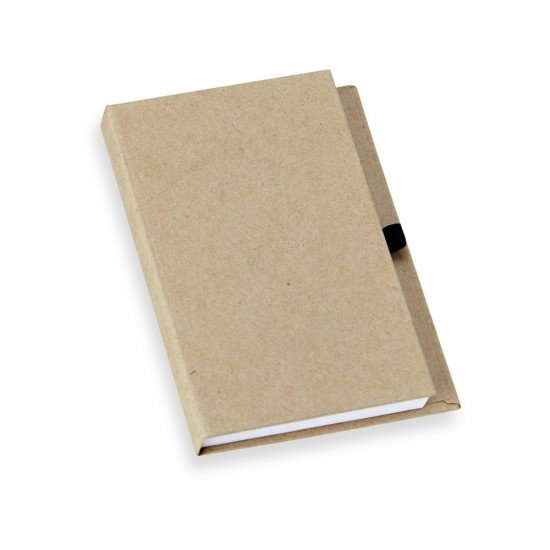 Bloco de Anota&ccedil;&otilde;es 14X10 em Kraft com Porta Caneta Promocional 