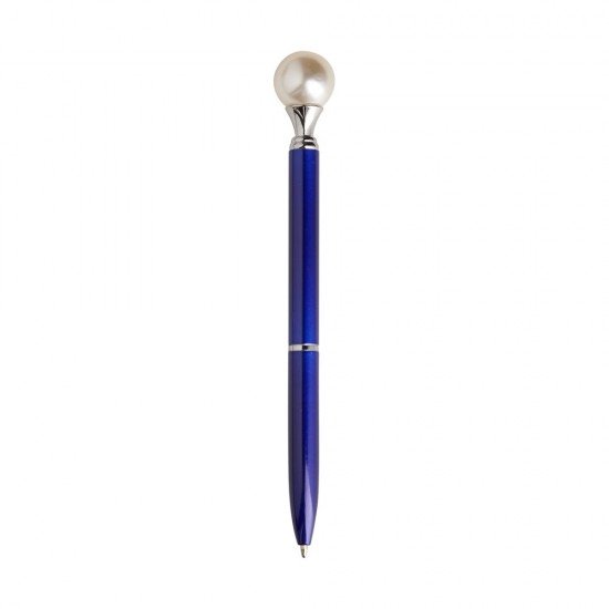 Caneta Metal P&eacute;rola com Logo 