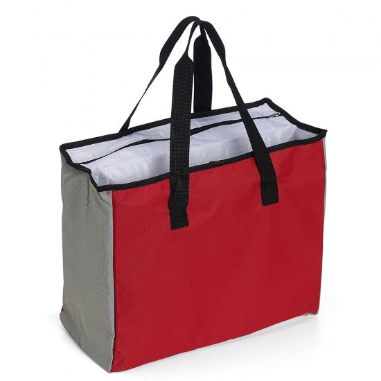 Sacola Poli&eacute;ster 25L com Bolso T&eacute;rmico Promocional