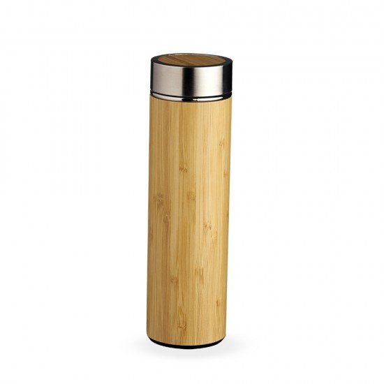 Garrafa Bambu T&eacute;rmica 500ml com Infusor Personalizado