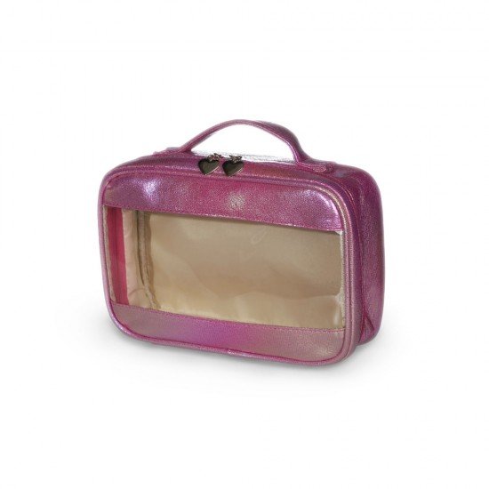 Necessaire Sint&eacute;tica Hologr&aacute;fica Imperme&aacute;vel Promocional