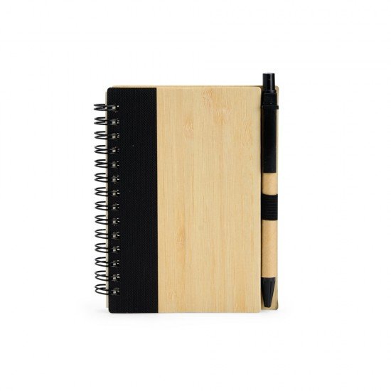 Caderno Ecol&oacute;gico com Caneta Personalizado