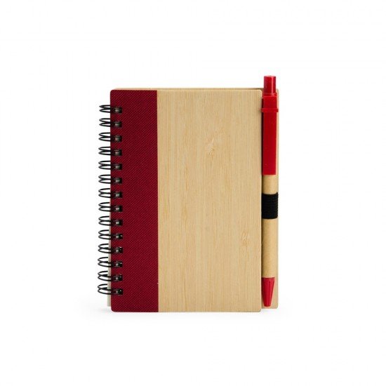 Caderno Ecol&oacute;gico com Caneta Personalizado