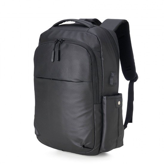 Mochila Couro Sint&eacute;tico USB 20 Litros Personalizada